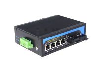 千兆兩光四電工業(yè)級POE交換機